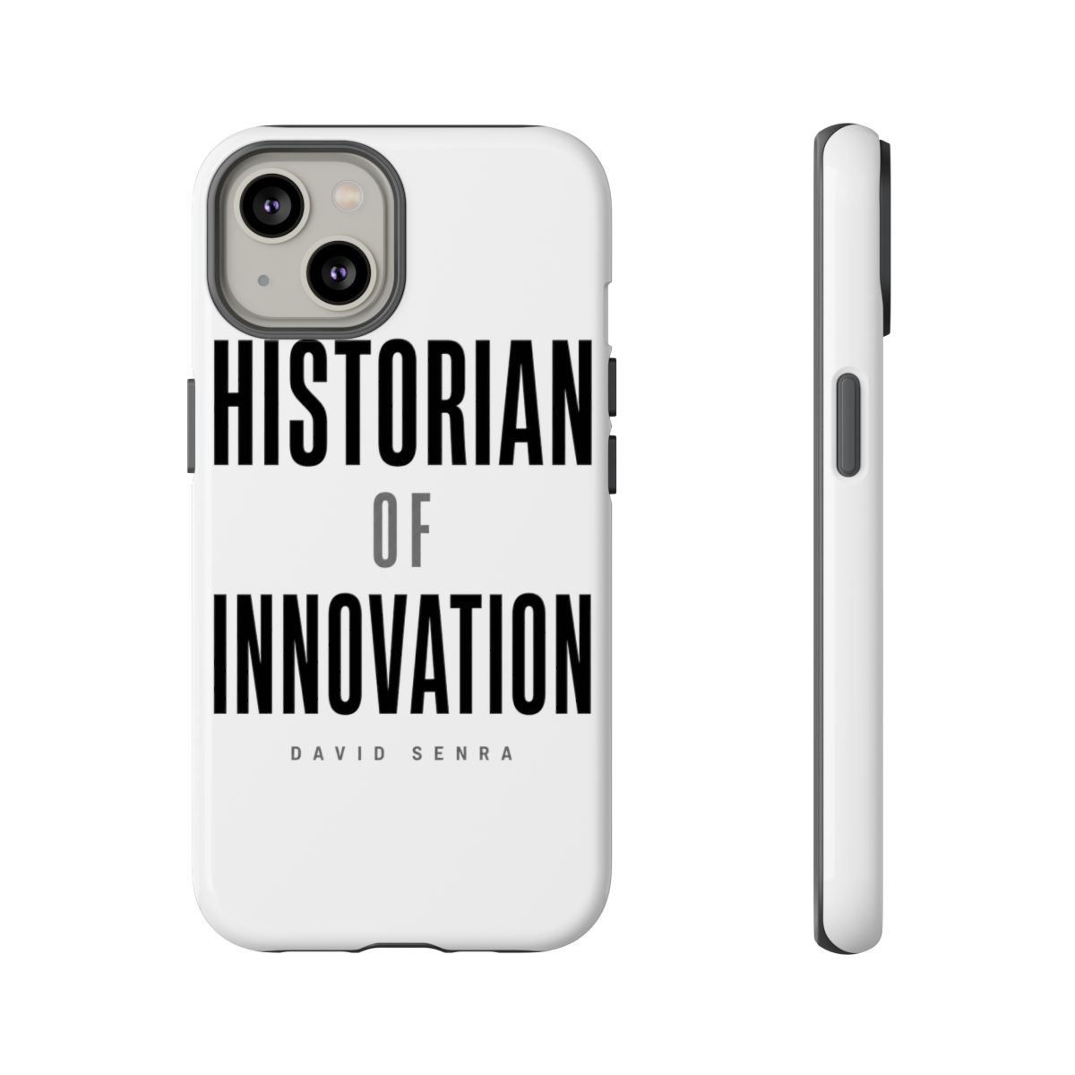 David Senra "Historian of Innovation" Phone Case - alternate angle 3, merchandise