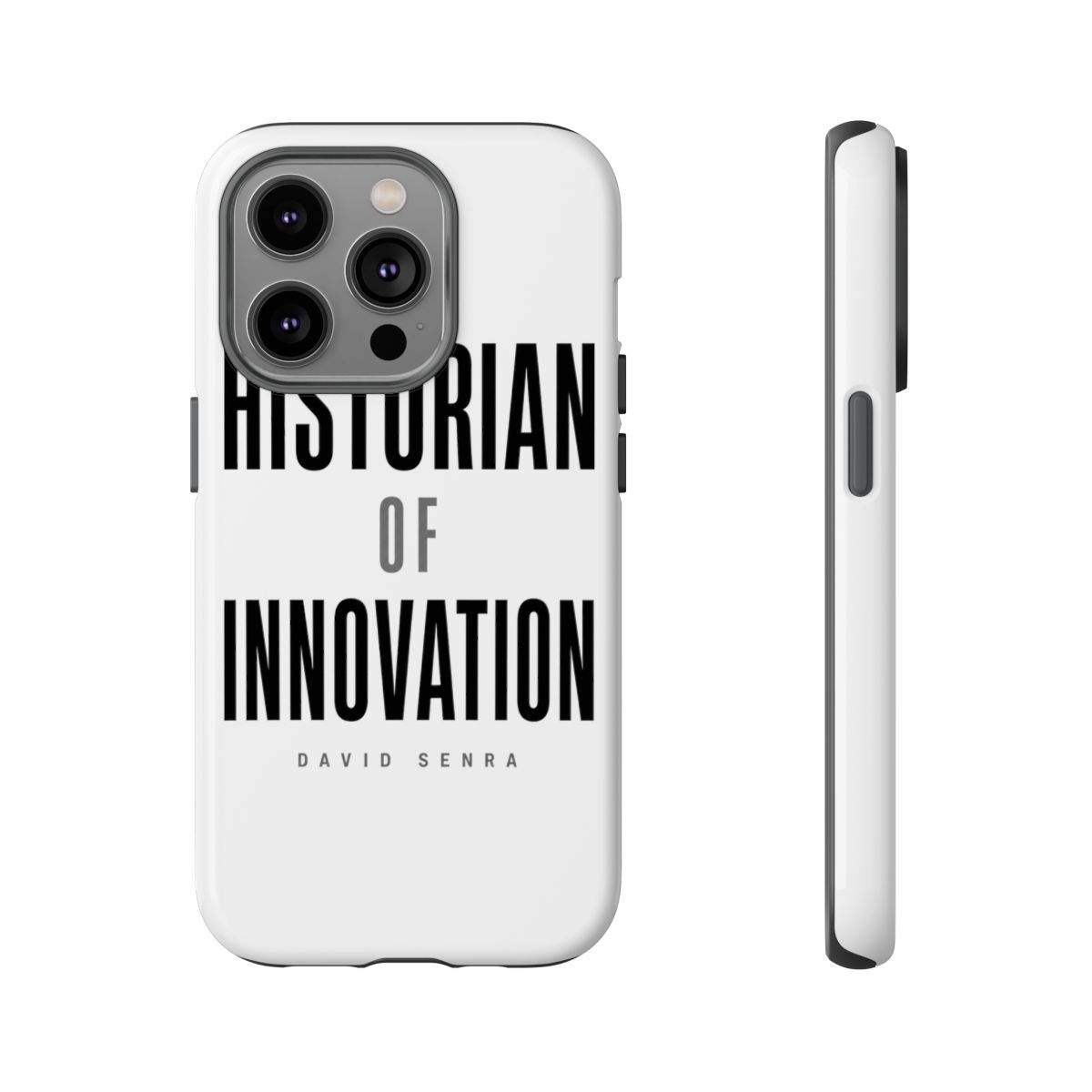 David Senra "Historian of Innovation" Phone Case - alternate angle 4, merchandise